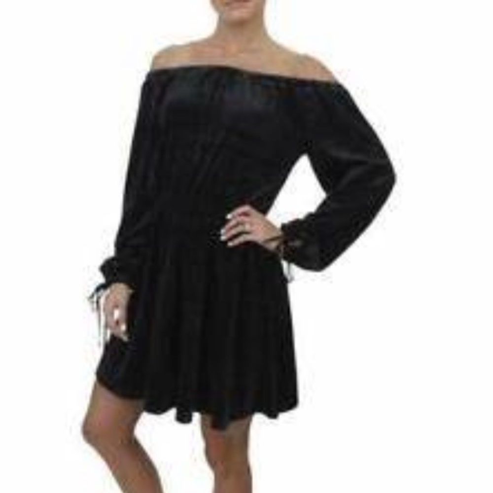 Juicy Couture black velour dress